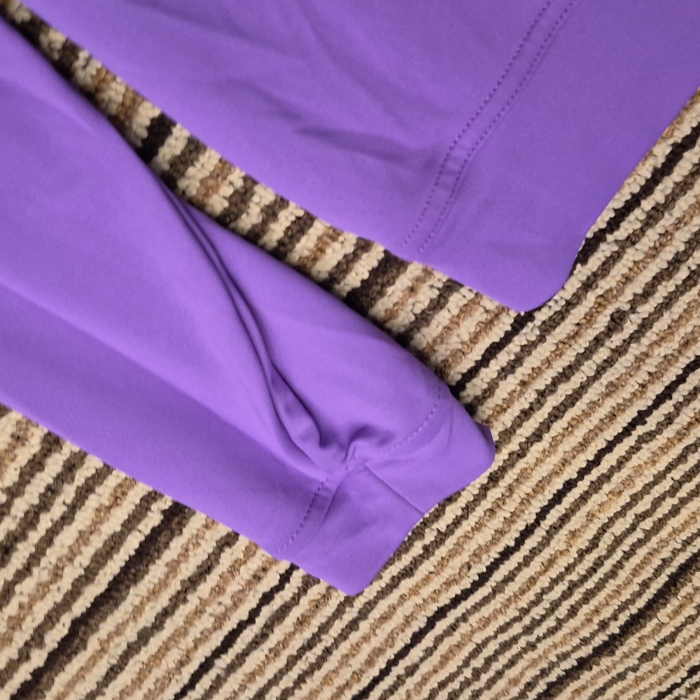 PETER MILLAR Element Solid Purple Mens Medium Qua… - image 3